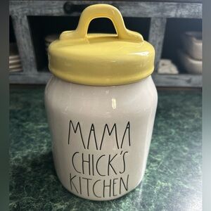 Rae Dunn Mama Chicks Kitchen Baby Canister